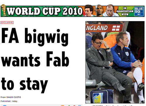 英媒曝英足總高層支持卡佩羅留任:他沒有理由離開