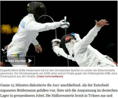 德國《時代報》嘲笑申雅嵐“坐地抗議”